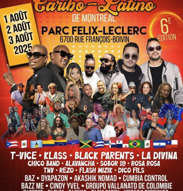 MONTRÉAL CELEBRA EL VERANO CON LA 6ª EDICIÓN DEL FESTIVAL INTERNACIONAL CARIBO-LATINO