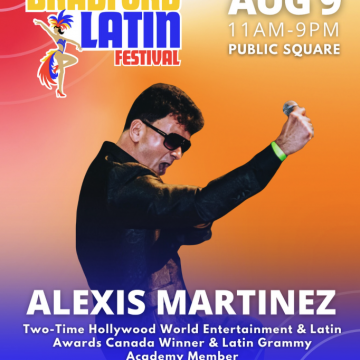 Fuerza Latina presenta a Alexis Martínez en el Bradford Latin Festival 