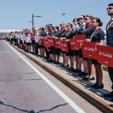 AIR CANADA REEMBOLSARÁ VUELOS DE REEMPLAZO POR HUELGA DE SOBRECARGOS