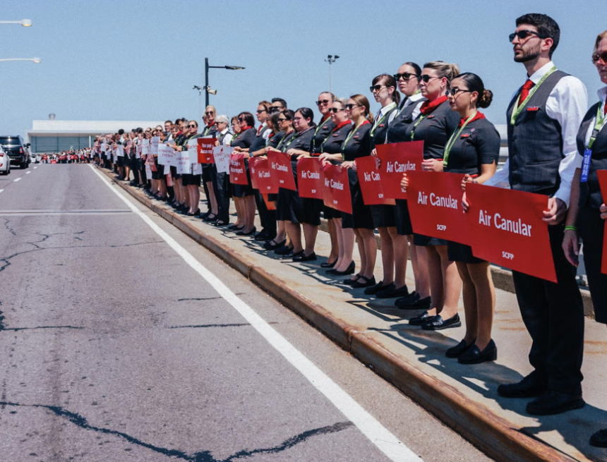 AIR CANADA REEMBOLSARÁ VUELOS DE REEMPLAZO POR HUELGA DE SOBRECARGOS