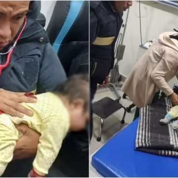 MÉXICO; ABANDONARON A BEBÉ DE 3 MESES EN VÍA PÚBLICA DE ECATEPEC