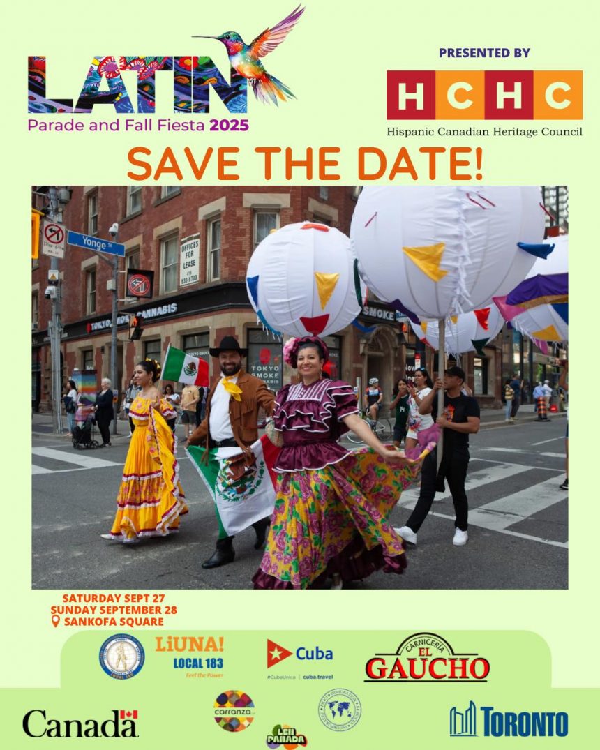 TORONTO SE VISTE DE COLORES CON EL DESFILE LATINO Y LA FIESTA DE OTOÑO 2025