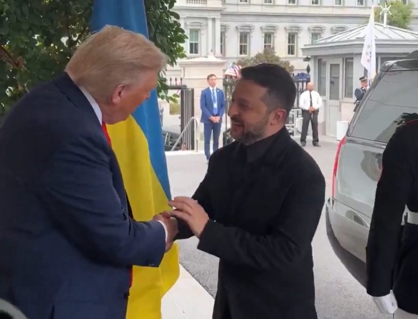 salenski 1 ZELENSKY LLEGA A LA CASA BLANCA PARA REUNIÓN DECISIVA CON TRUMP SOBRE LA GUERRA EN UCRANIA