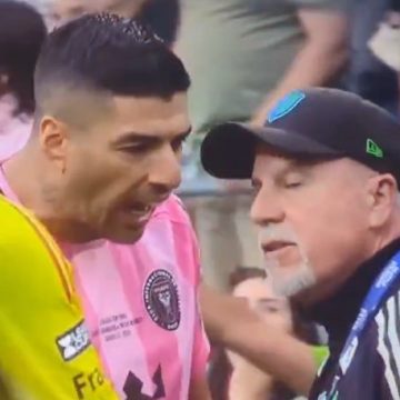 LUIS SUÁREZ SUSPENDIDO SEIS PARTIDOS EN LA LEAGUES CUP POR ESCUPIR A RIVAL