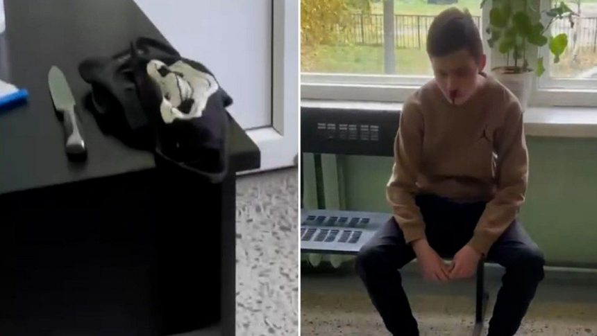 JOVEN ATACA CON CUCHILLO A PROFESORES EN CENTRO TÉCNICO DE RUSIA