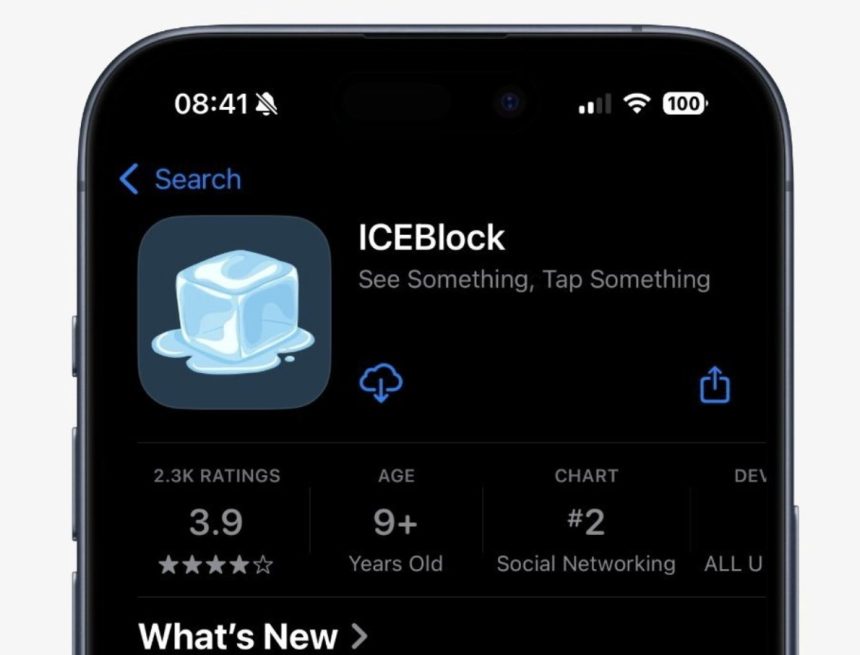 APPLE RETIRÓ DE SU TIENDA DIGITAL LA APP ICEBLOCK QUE ALERTABA SOBRE OPERATIVOS MIGRATORIOS