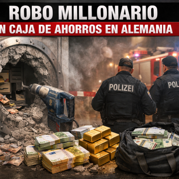 ROBO MILLONARIO EN CAJA DE AHORROS EN ALEMANIA