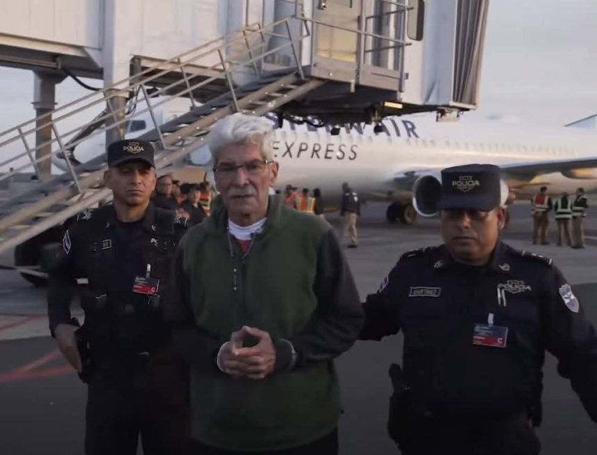 ESTADOS UNIDOS EXTRADITÓ A EL SALVADOR A UN EXPRESIDENTE DE LA REÚBLICA QUE HABIA SIDO CONDENADO POR LA JUSTICIA DE ESTE PAÍS.