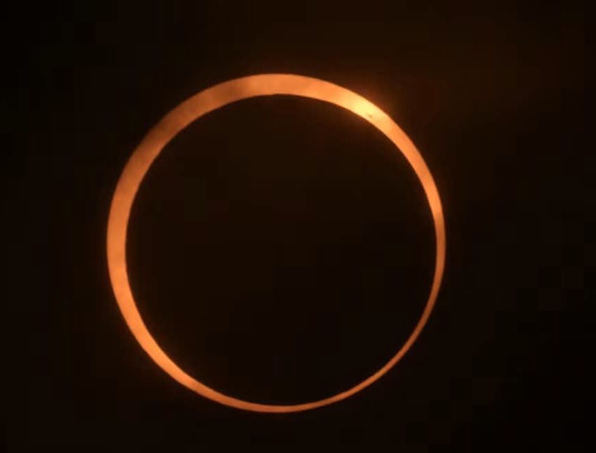 ECLIPSE SOLAR ANULAR DEL 17 DE FEBRERO SERÁ VISIBLE EN REGIONES DE LA ANTÁRTIDA Y EL SUR DE SUDAMÉRICA