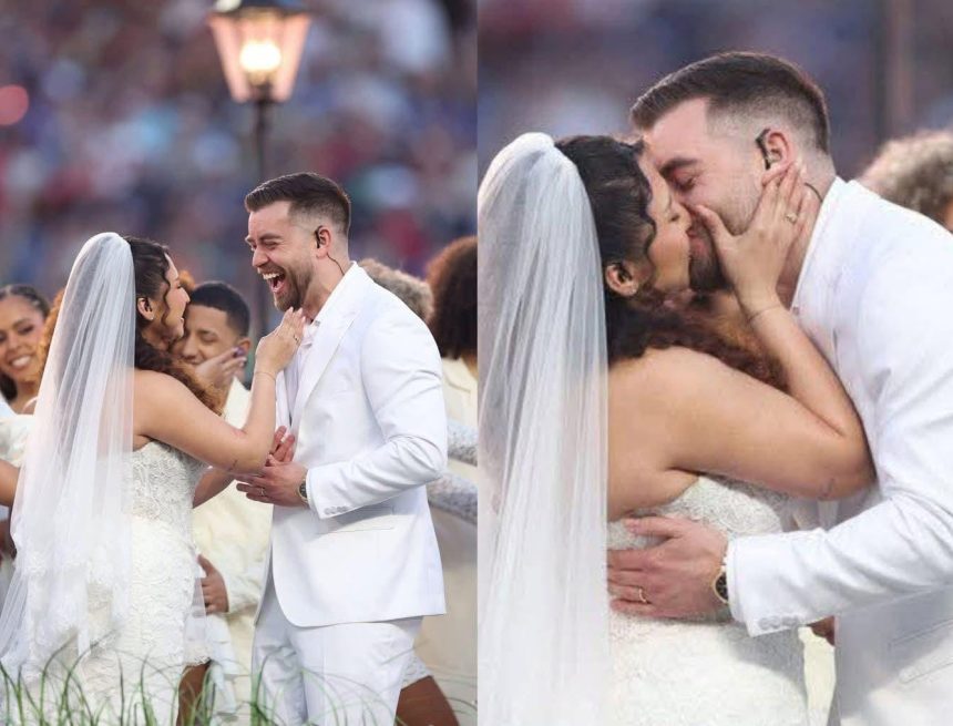 SALVADOREÑA SE CASA EN VIVO DURANTE EL SUPER BOWL EN CEREMONIA REAL PRESENCIADA POR MILLONES