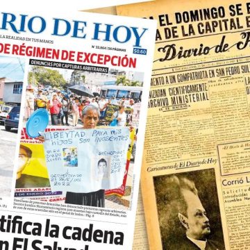 LOS PERIODICOS SALVADOREÑOS EL DIARIO DE HOY Y MÁS! ANUNCIAN EL CIERRE DE SUS EDICIONES IMPRESAS Y SU TRANSICIÓN TOTAL A LO DIGITAL