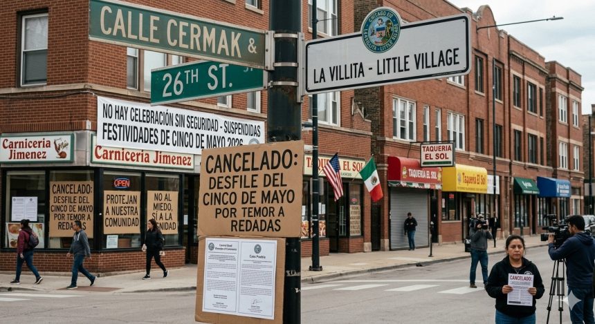 SUSPENDEN FESTEJOS DEL CINCO DE MAYO EN CHICAGO ESTADOS UNIDOS POR TEMOR A OPERATIVOS MIGRATORIOS