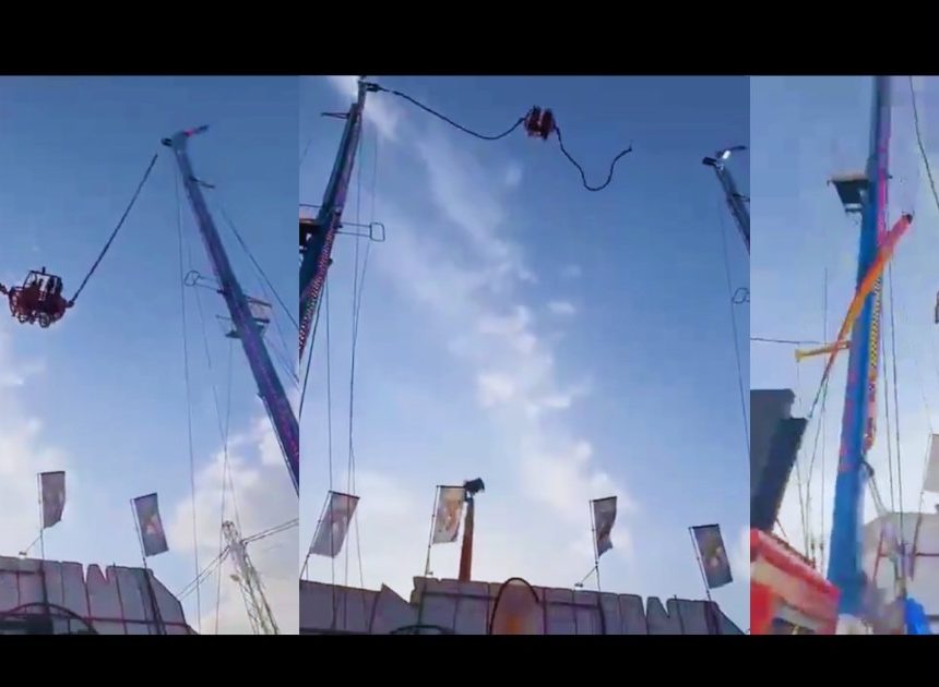 CUATRO PERSONAS RESULTAN LESIONADAS LEVES TRAS INCIDENTE EN ATRACCIÓN MECÁNICA EN SEVILLA,ESPAÑA