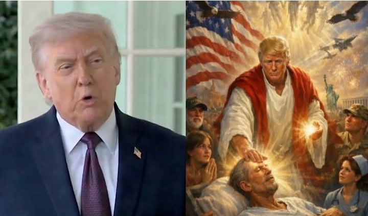 loco 1 “SÍ LA PUBLIQUÉ”: TRUMP ACLARA POLÉMICA POR IMAGEN GENERADA CON IA