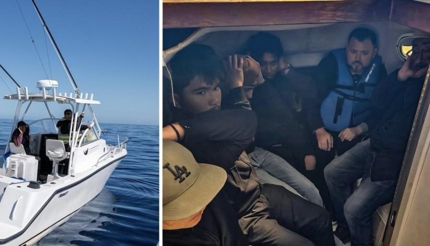 migra OCHO MIGRANTES MEXICANOS SON DETENIDOS EN LANCHA CERCA DE SAN DIEGO