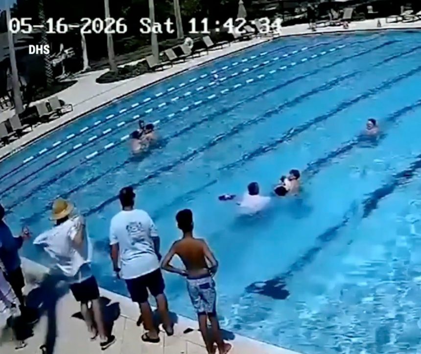 AGENTE DE ICE SALVA LA VIDA DE UN NIÑO DE SEIS AÑOS TRAS RESCATARLO DE UNA PISCINA EN FLORIDA