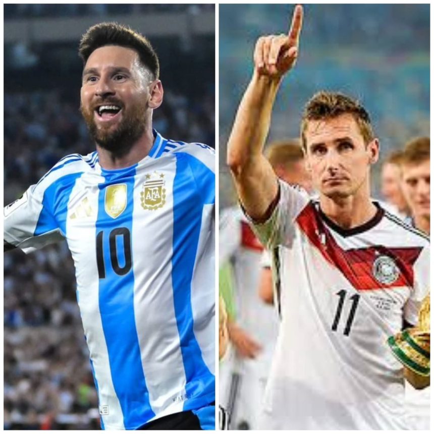 mesi RÉCORD HISTÓRICO: LIONEL MESSI IGUALA A MIROSLAV KLOSE COMO MÁXIMO GOLEADOR EN LA HISTORIA DE LOS MUNDIALES