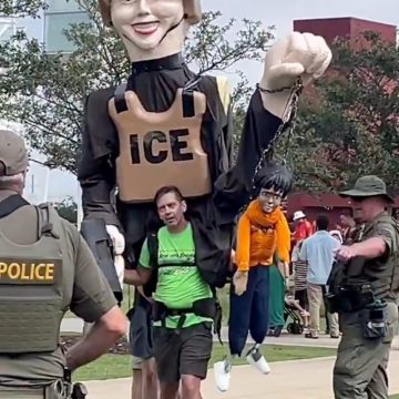 protesta 1 MANIFESTACIÓN CONTRA ICE MARCA LA JORNADA DEL MUNDIAL 2026 EN ATLANTA