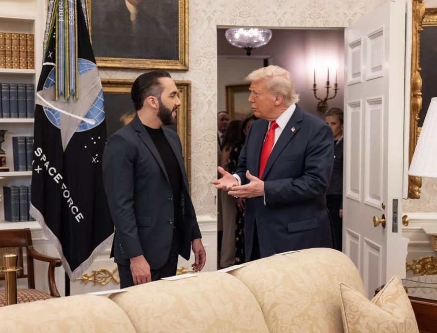 NAYIB BUKELE SE REUNIRÁ ESTE JUEVES CON DONALD TRUMP EN LA CASA BLANCA