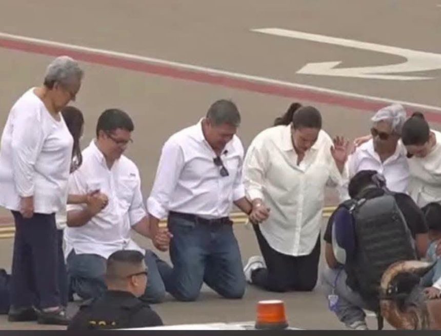 jho 1 JUAN ORLANDO HERNÁNDEZ SE REENCUENTRA CON SU FAMILIA TRAS ARRIBAR A HONDURAS