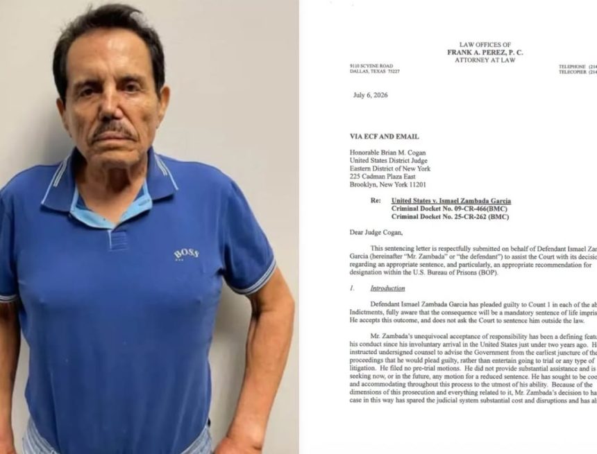 EL «MAYO» ZAMBADA ACEPTA CADENA PERPETUA EN ESTADOS UNIDOS