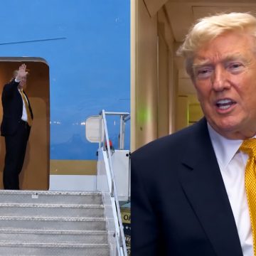 trump 23 TRUMP EXPLICA POR QUÉ NO REGRESÓ A ESTADOS UNIDOS EN EL NUEVO AVIÓN DONADO POR CATAR