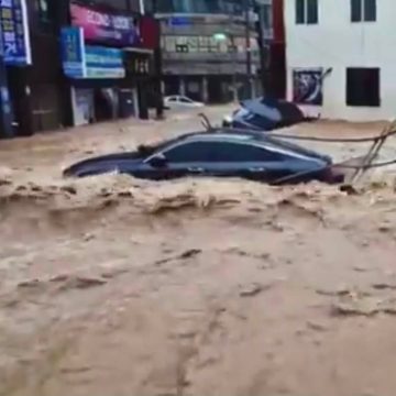 LLUVIAS HISTÓRICAS PROVOCAN SEVERAS INUNDACIONES EN COREA DEL SUR