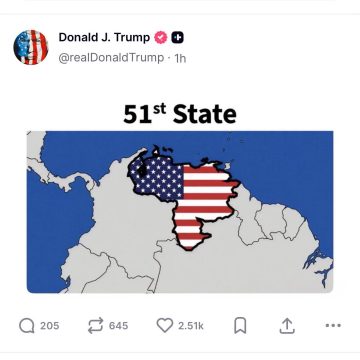 trump TRUMP GENERA POLÉMICA AL COMPARTIR IMAGEN QUE MUESTRA A VENEZUELA COMO EL «ESTADO 51» DE ESTADOS UNIDOS