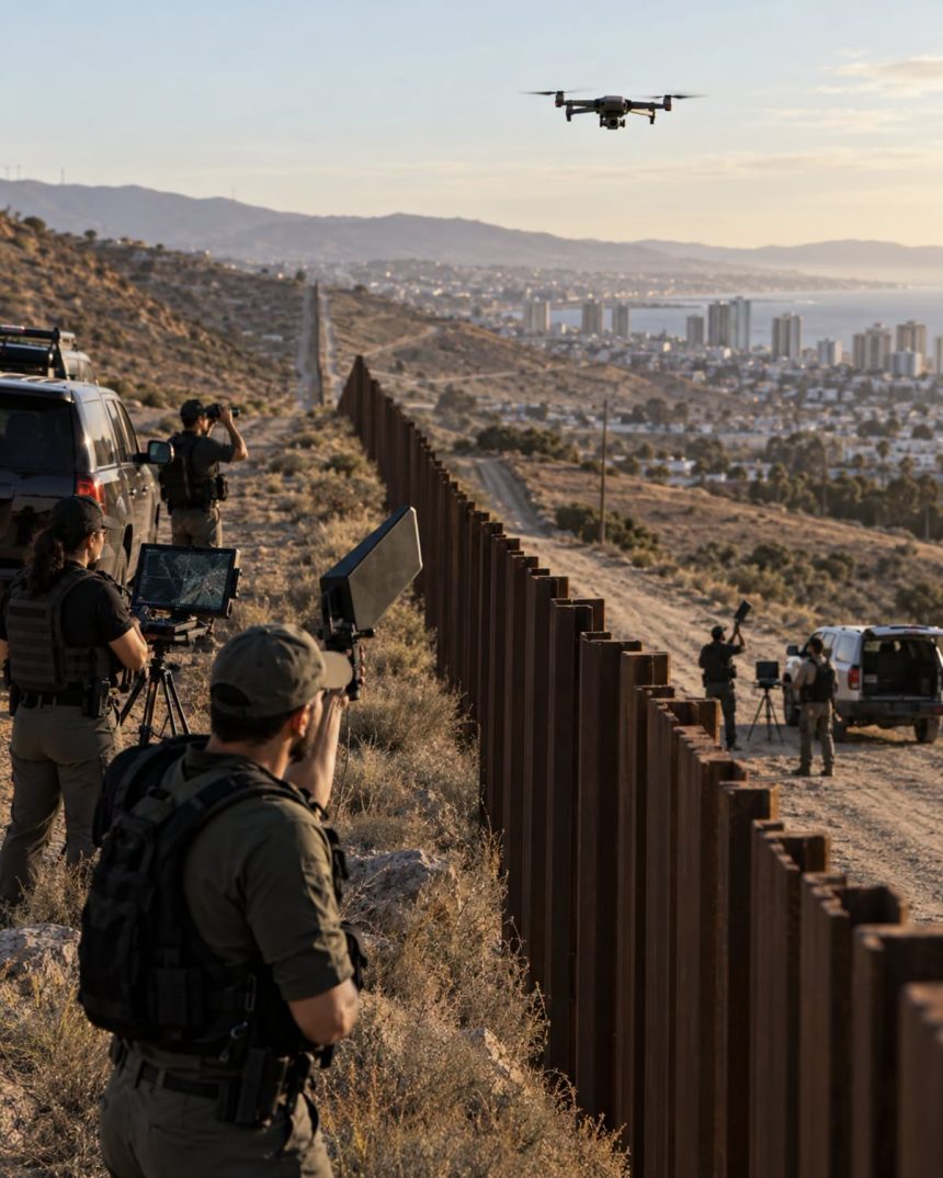 MÉXICO Y EE.UU. ACTIVAN OPERACIÓN ANTIDRON EN LA FRONTERA TIJUANA-SAN DIEGO