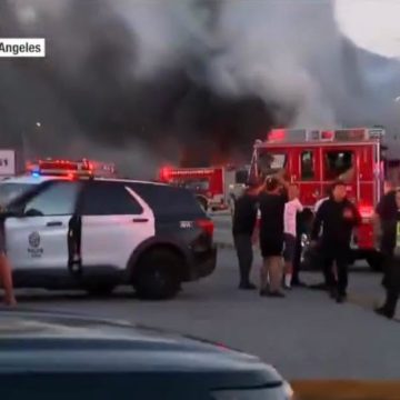 heli 1 HELICÓPTERO DE NOTICIAS SE ESTRELLA EN LOS ÁNGELES Y MUEREN LA REPORTERA ELIANA MORENO Y EL PILOTO
