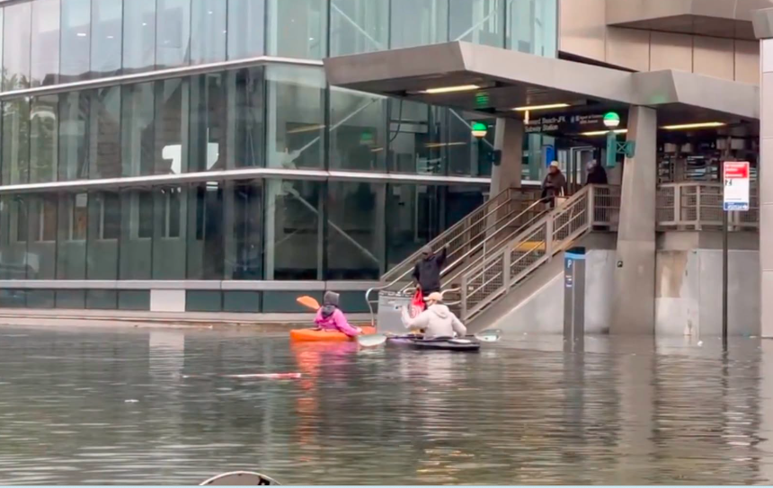 TORMENTA PROVOCA INUNDACIONES EN EL NORESTE DE ESTADOS UNIDOS Y DEJA UNA PERSONA FALLECIDA