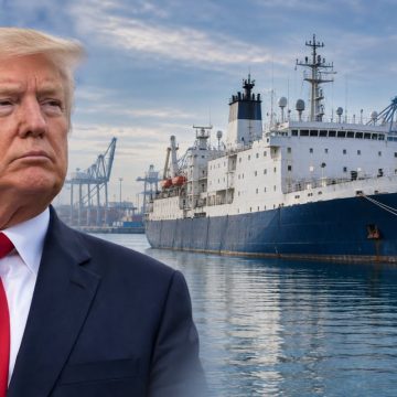 trump GOBIERNO DE TRUMP EVALÚA UTILIZAR BARCOS PARA DEPORTAR MIGRANTES A EL SALVADOR Y OTROS PAÍSES
