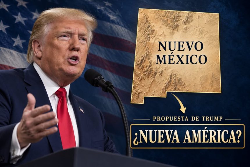 trump TRUMP INSISTE EN CAMBIAR EL NOMBRE DE NUEVO MÉXICO POR “NUEVA AMÉRICA”