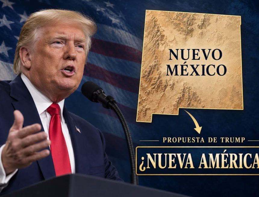 trump TRUMP INSISTE EN CAMBIAR EL NOMBRE DE NUEVO MÉXICO POR “NUEVA AMÉRICA”